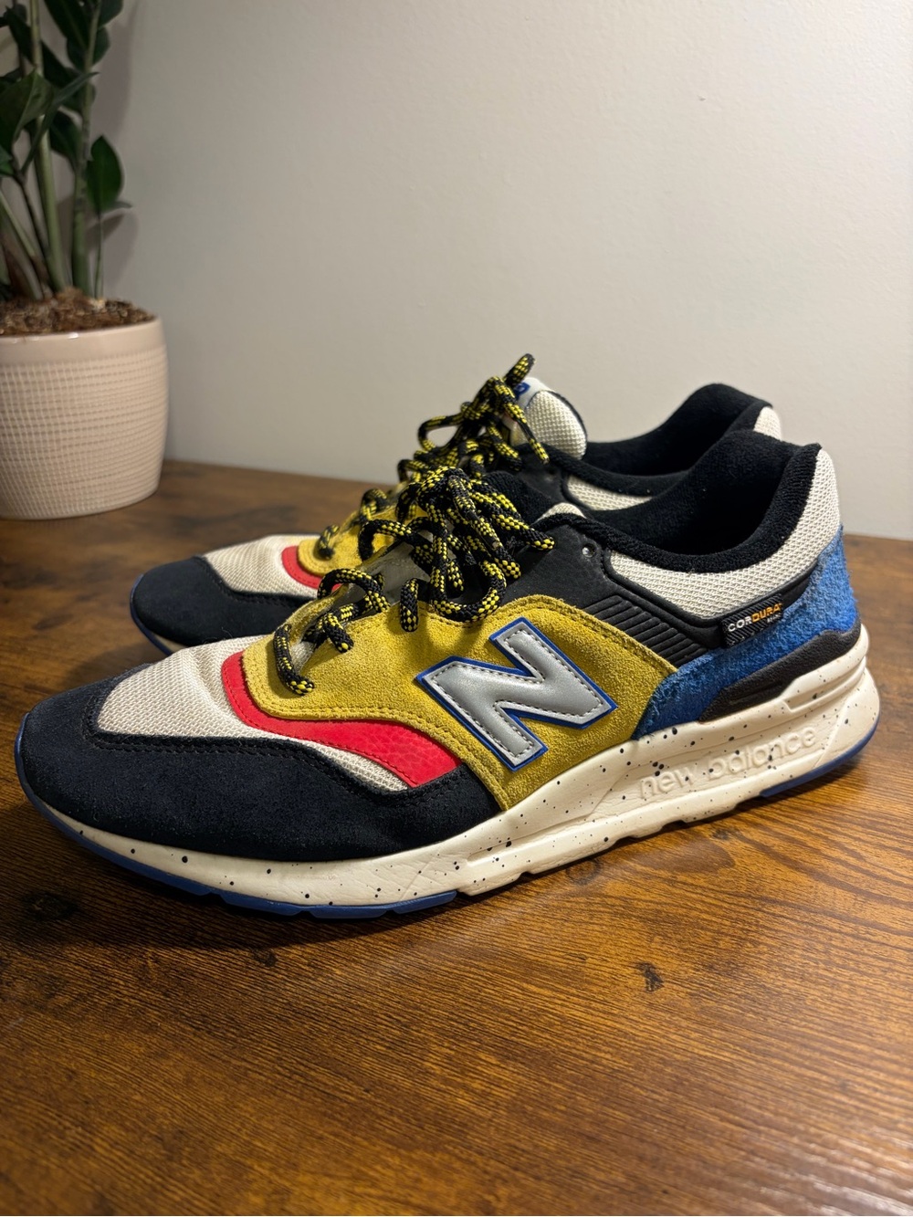 Men’s New Balance 997H Cordura "Black Multi-Color" Sneakers - 9